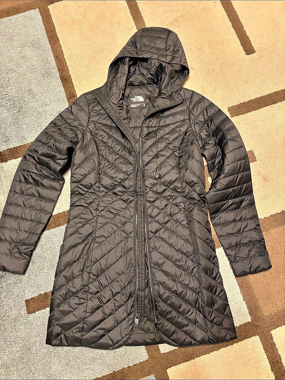 The North Face Women Aconcagua Parka Black Puffer Size Small